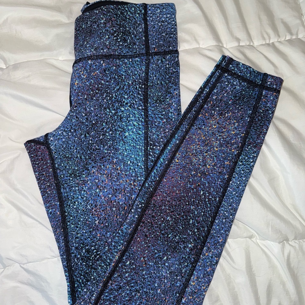 lululemon fast and free galaxy Leggings